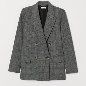 H&M double breasted blazer